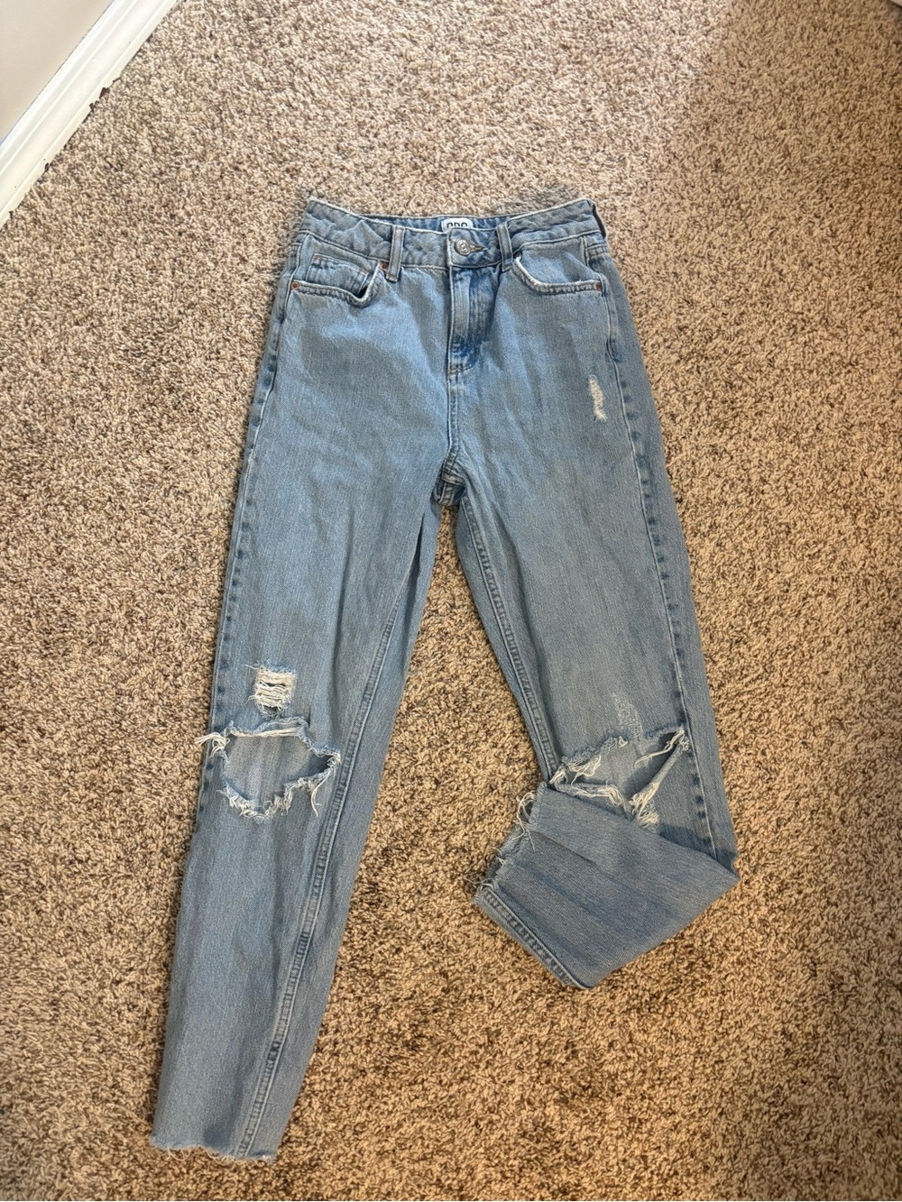 BDG Light Blue Distressed Boyfriend Jeans